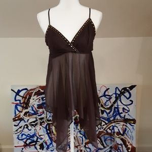 Stunning Luciano Dante flowy tank top